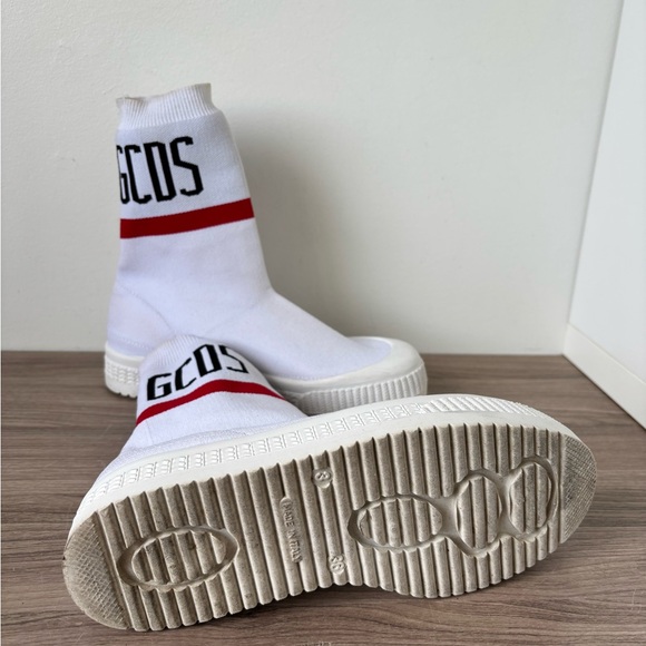 GCDS High Top Sock Like Knitted Sneakers Trainers Boot Sz 6 US - Picture 6 of 8